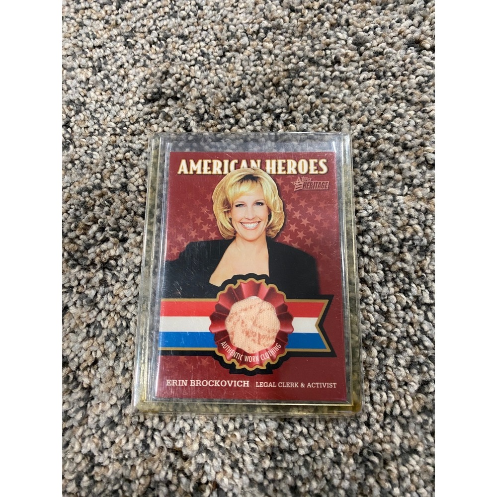 2009 Topps American Heritage American Heroes Erin Brockovich Relic Card AHR-EB